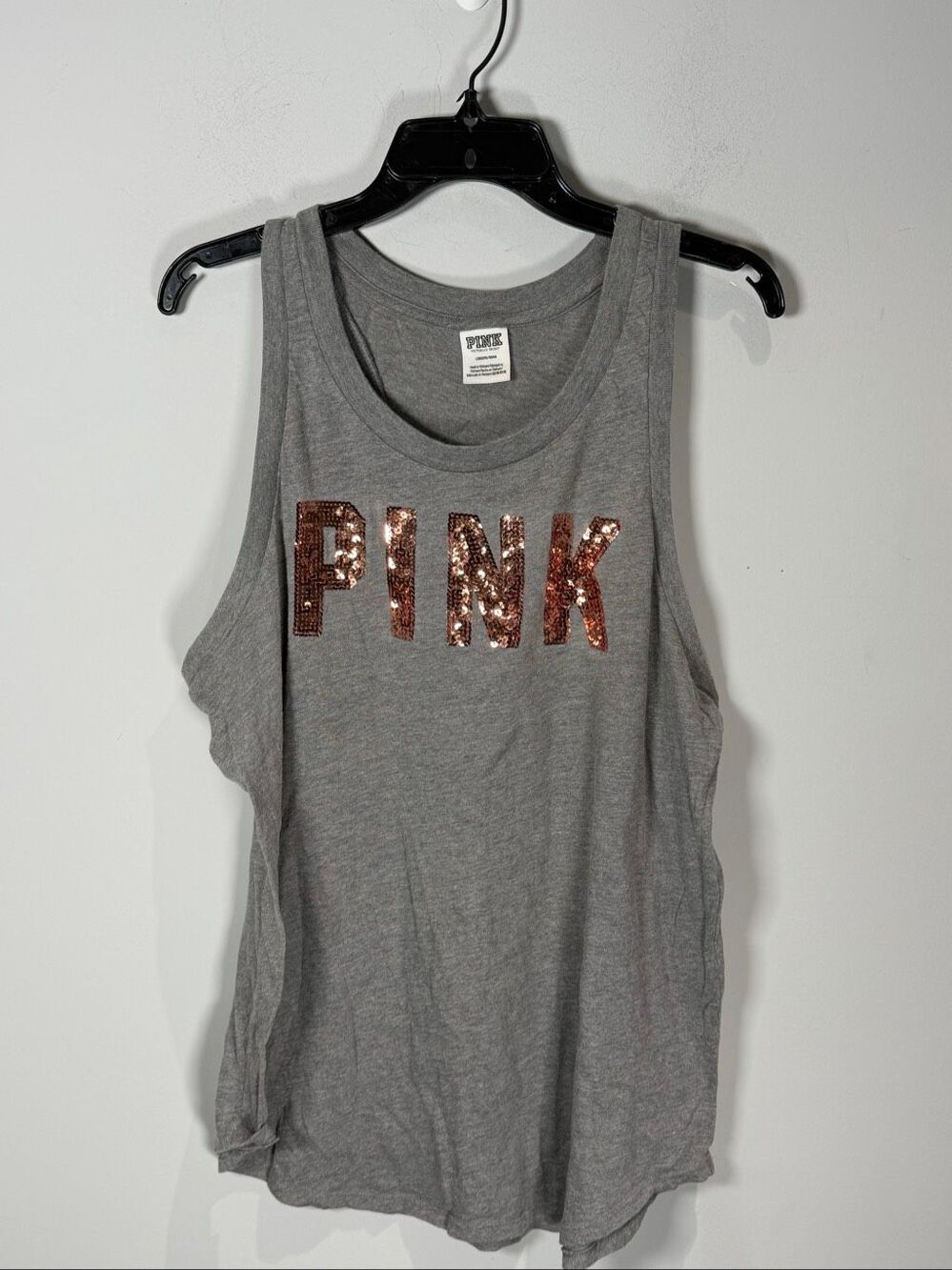 PINK tank top size large